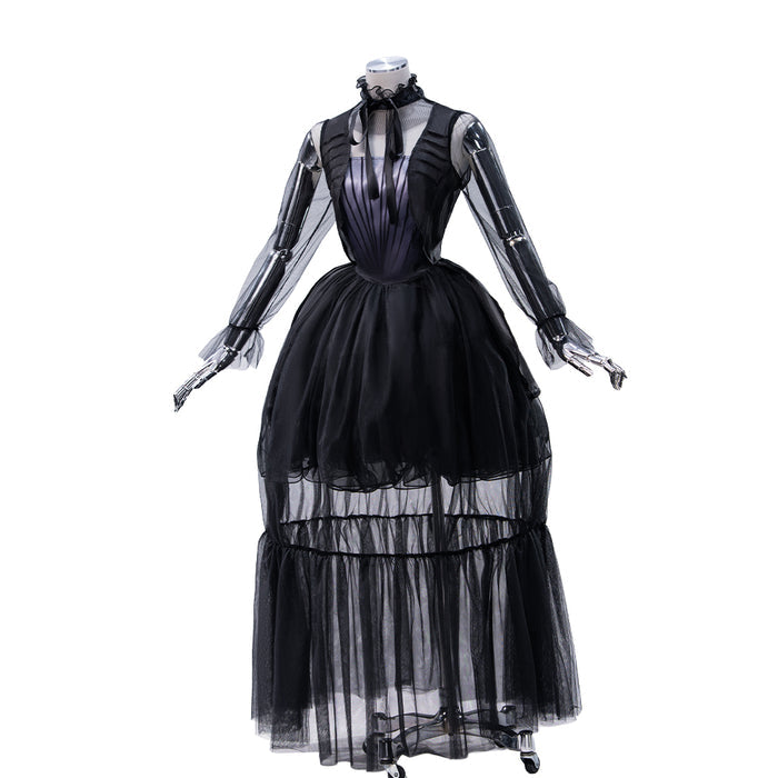 【In Stock】【Size XS-3XL】DokiDoki-R TV Cosplay Costume Dress Halloween Outfit Black