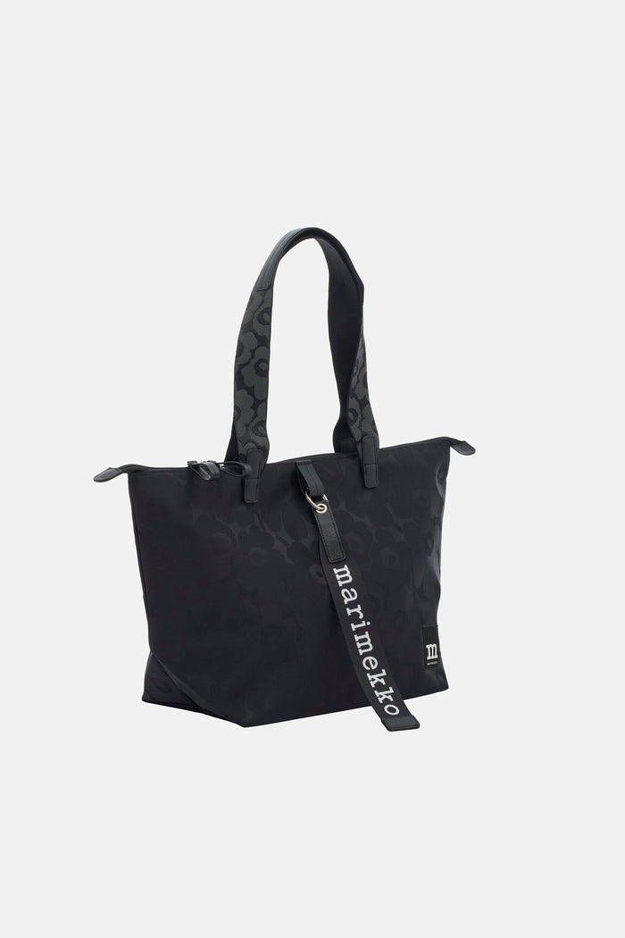 Marimekko Unikko Medium Tote Bag Black