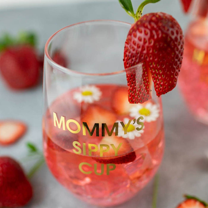 Mommy's Sippy Cup Stemless Wine Glass Mommy's Sippy Cup Stemless Wine Glass Home