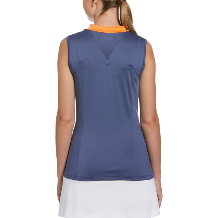 POLO CALLAWAY SANS MANCHES COLORBLOCK TOP