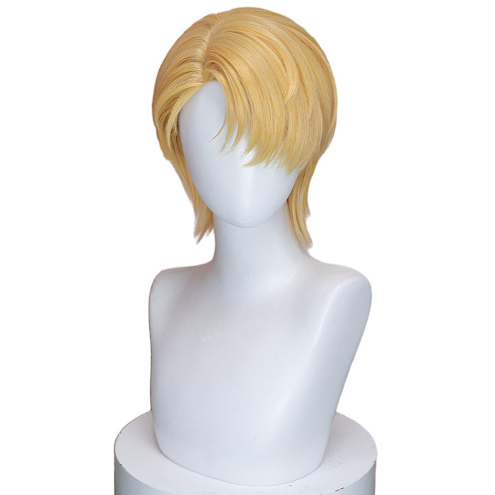 【Ready For Ship】DokiDoki Anime Agents of the Four Seasons: Dance of Spring Cosplay Rindou Azami Wig Short Yellow Hair