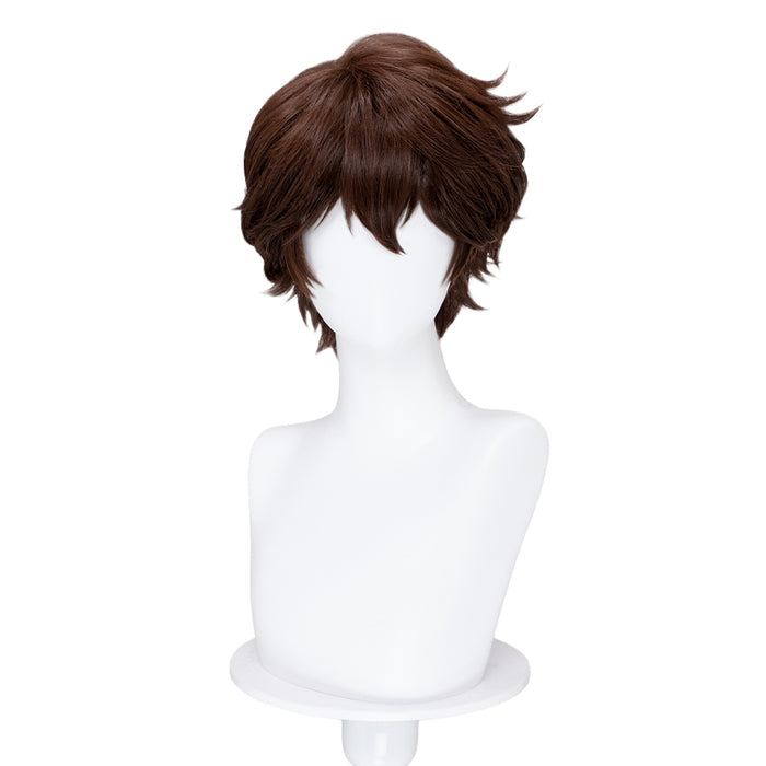 【Ready For Ship】DokiDoki Anime Cat's Eye Cosplay Ai Kisugi Wig Short Brown Hair