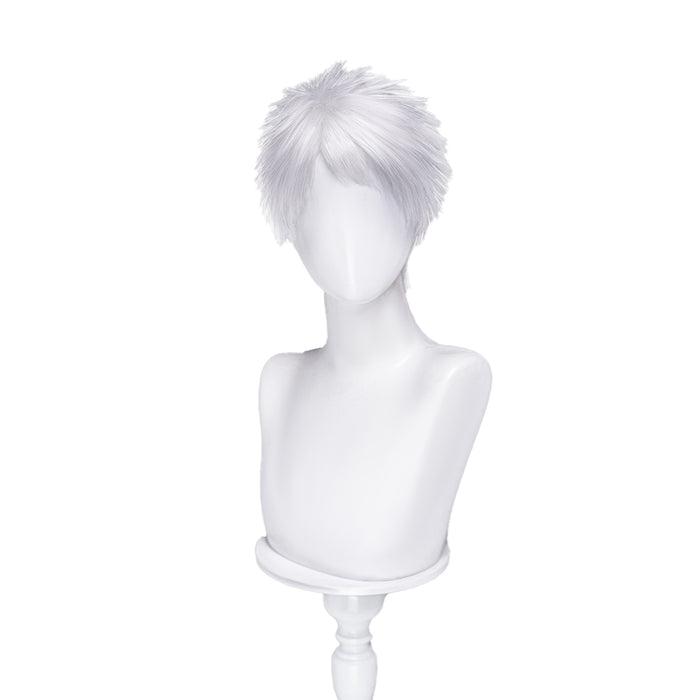 【Ready For Ship】DokiDoki Anime Cosmic Princess Kaguya! Cosplay Komazawa Rai Wig Short Silver Hair