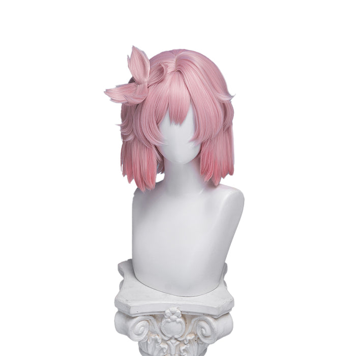 【Ready For Ship】DokiDoki Anime Manga Hell's Paradise: Jigokuraku Cosplay Tao Fa Wig Short Straight Pink Hair Tao Hua