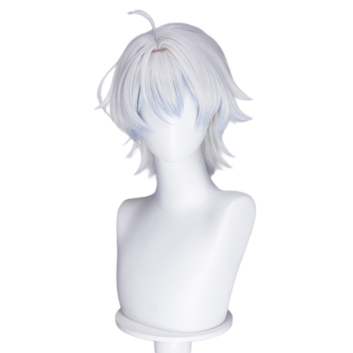 【Ready For Ship】DokiDoki Anime Needy Girl Overdose Cosplay Nechika-sama Wig Short Curly White Hair