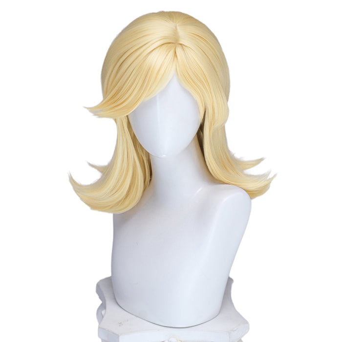【Ready For Ship】DokiDoki Mange Anime Cosplay Wig Blonde Long Curly Hair