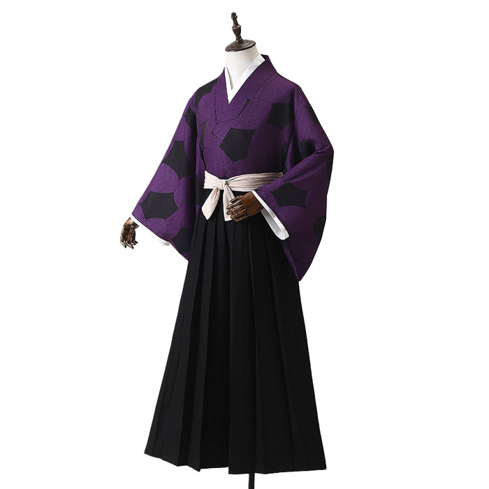 【Size XS-2XL】DokiDoki-R Anime Cosplay Costume Black Purple Costume