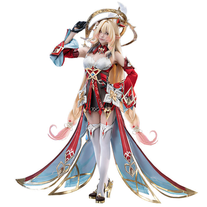 【Size XS-2XL】DokiDoki-R Game Genshin Impact Cosplay Alice Costume Nod-Krai nodkrai Song of the Welkin Moon “ A ”