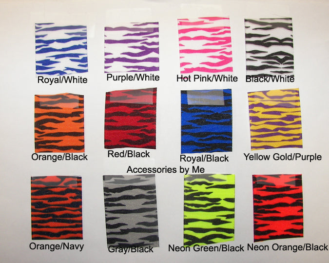 Animal Print Swatch Color Card