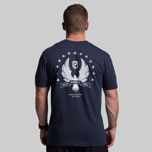 Keep America Free Tee (Navy)