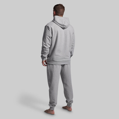 BP Classic Men's Unmatched Hoodie (Heather Grey)