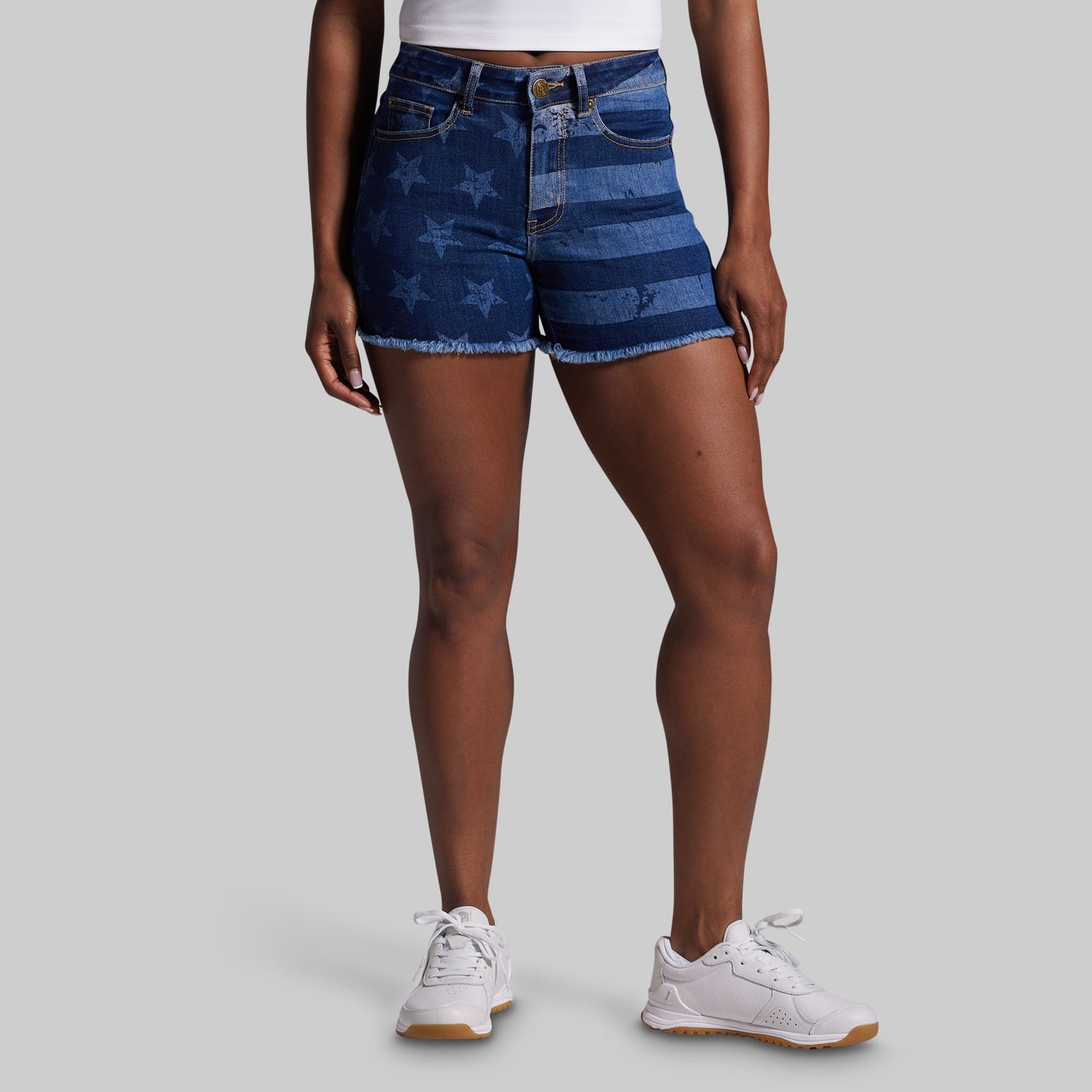 FLEX Stretchy Jean Short (Dark Americana)