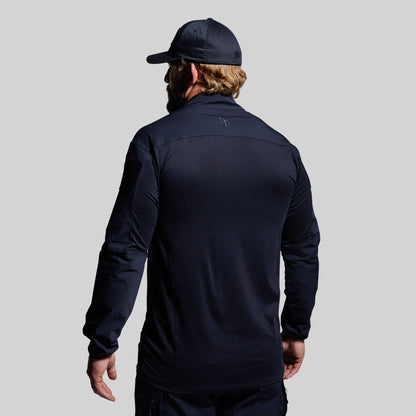 Long Sleeve Op Top (Police Blue)