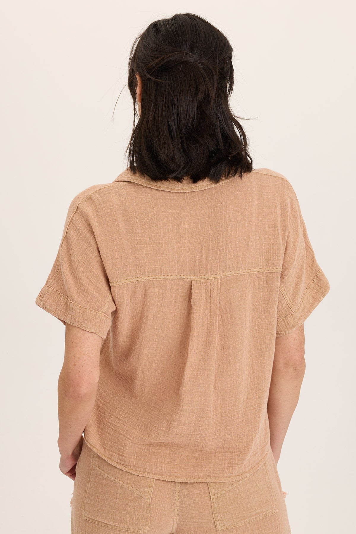 Teagan Gauze Tie-Up Top