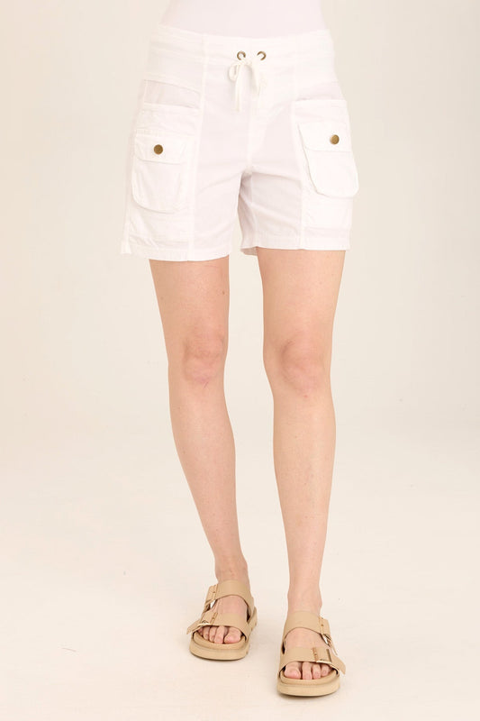 Felix Stretch Poplin Cargo Drawstring Short