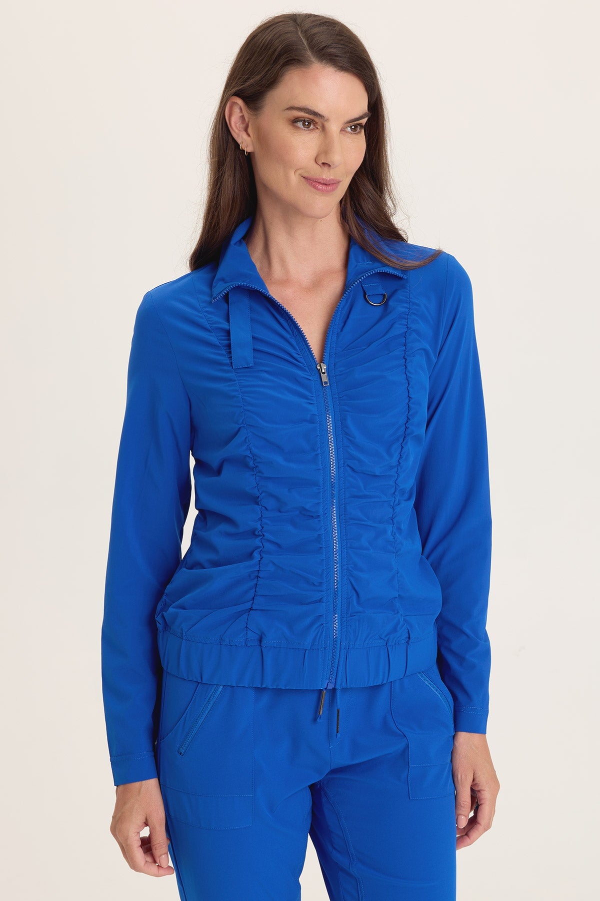 Momentum Whisper Stretch Ruched Active Jacket
