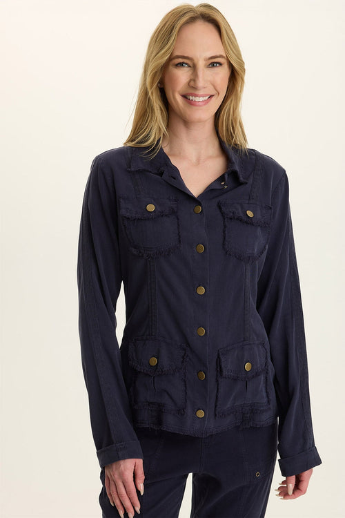 Twill Safari 4-Pocket Twill Jacket