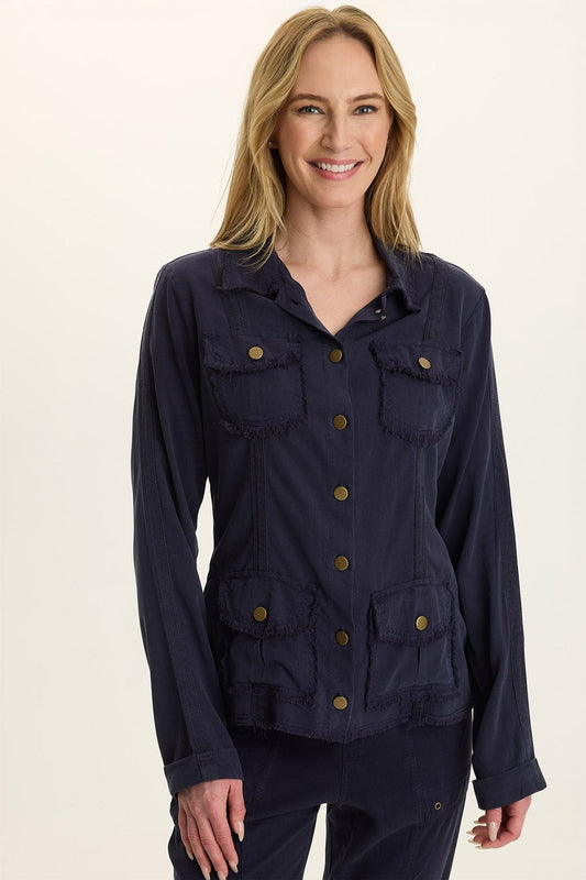 Twill Safari 4-Pocket Twill Jacket