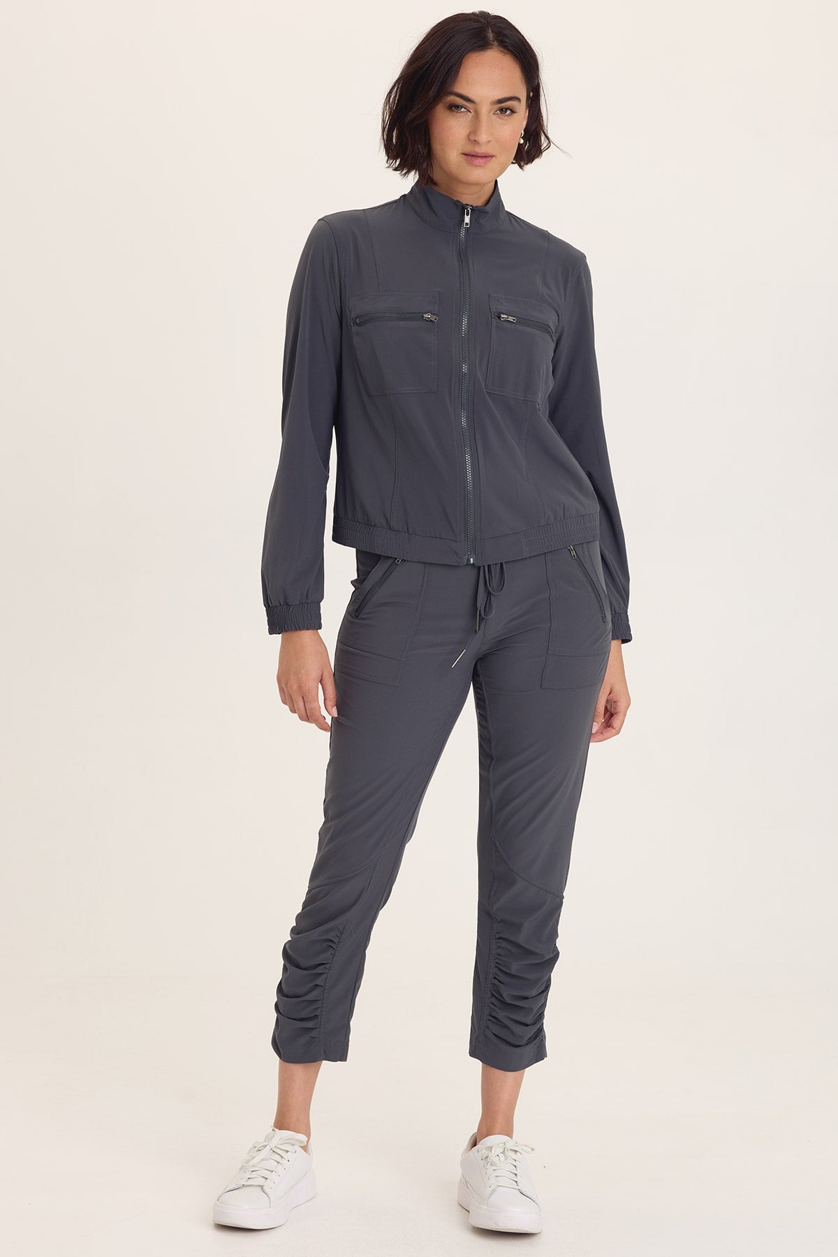 Quinn Active Ruched Bomber