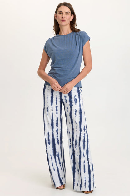 Tiered Wide Leg Pant