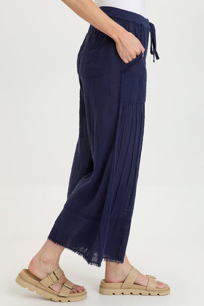 Ace Gauze Wide Leg Crop