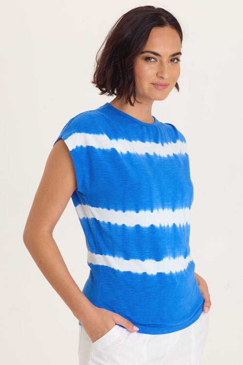 Arwen Soft Jersey Mock Neck Tee