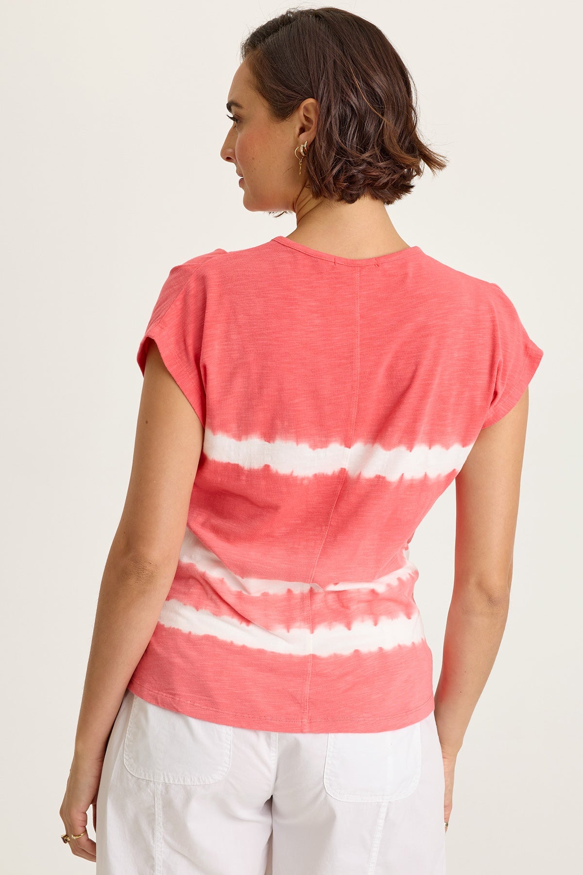 Arwen Soft Jersey Mock Neck Tee