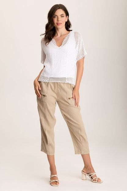 Centre Crochet Layered Top