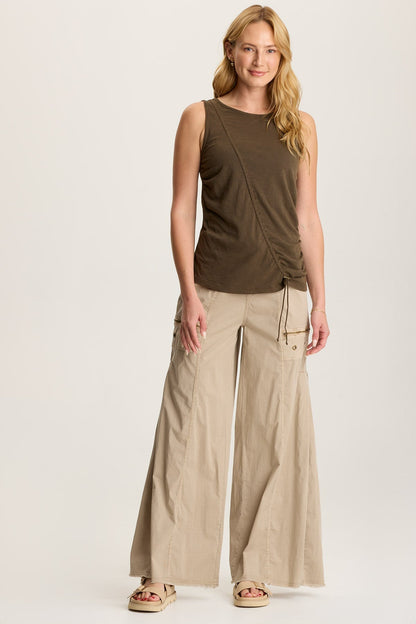Sherwin Scoop Neck Cinchable Tank