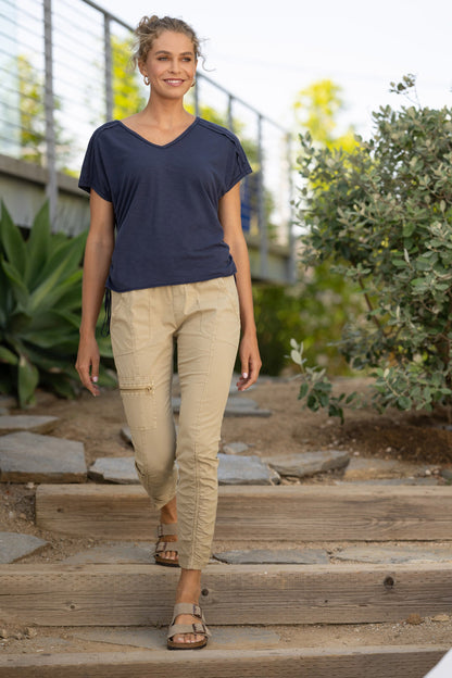 Diggory Jersey Cinchable Dolman Tee