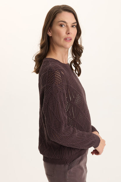 Rothwell Cotton Knit Relaxed-Fit Sweater Top