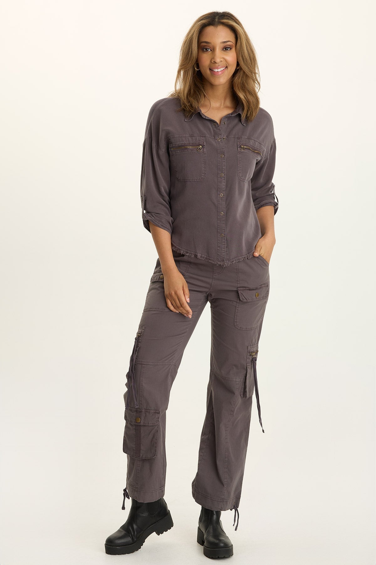 Knapp Utility Cargo Button-Up