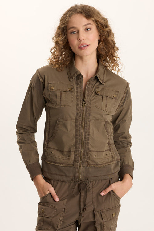 Ari Poplin Adjustable Cargo Bomber