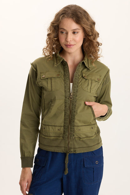 Ari Poplin Adjustable Cargo Bomber