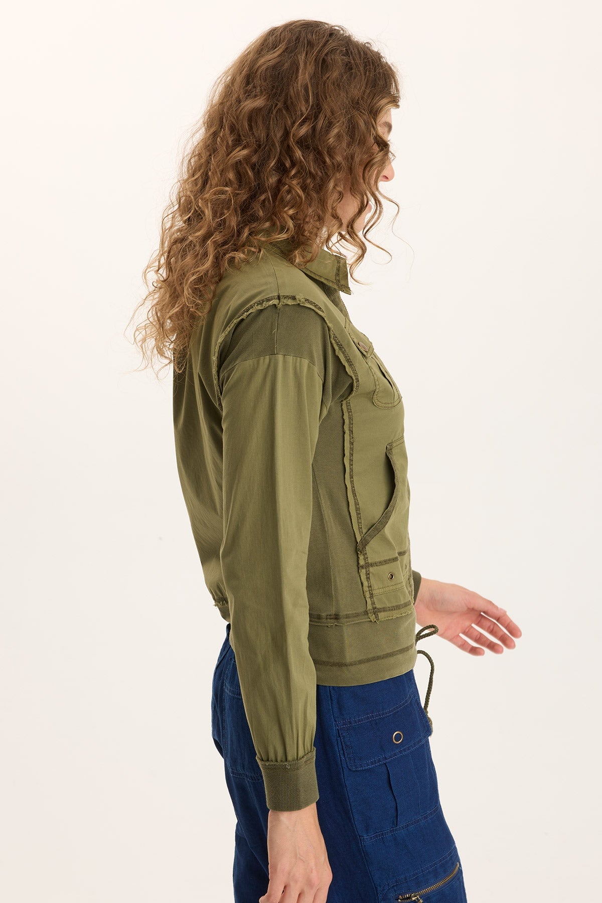 Ari Poplin Adjustable Cargo Bomber
