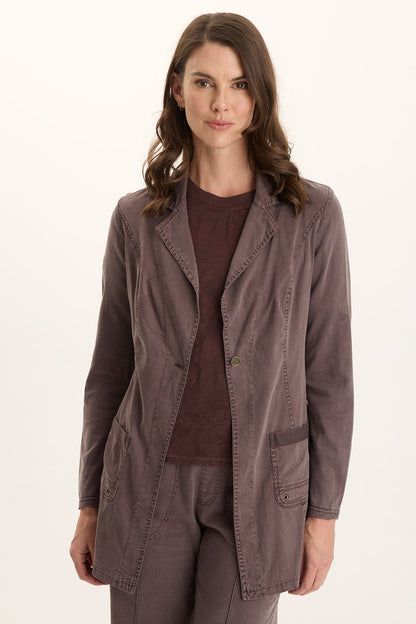 Lainey Longline Tencel Blazer