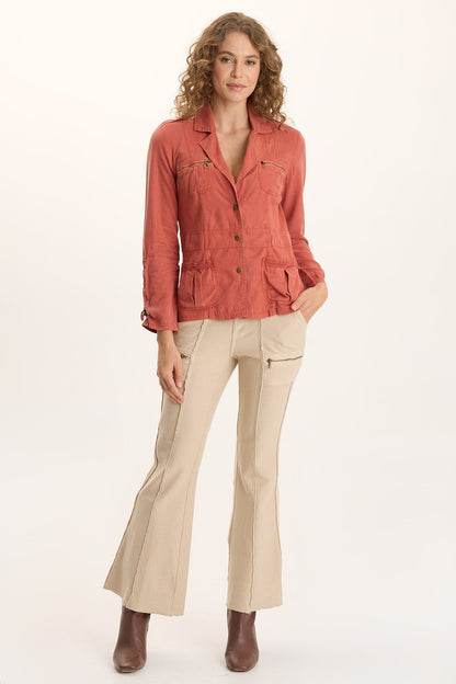Jesper Soft Twill Utility Jacket