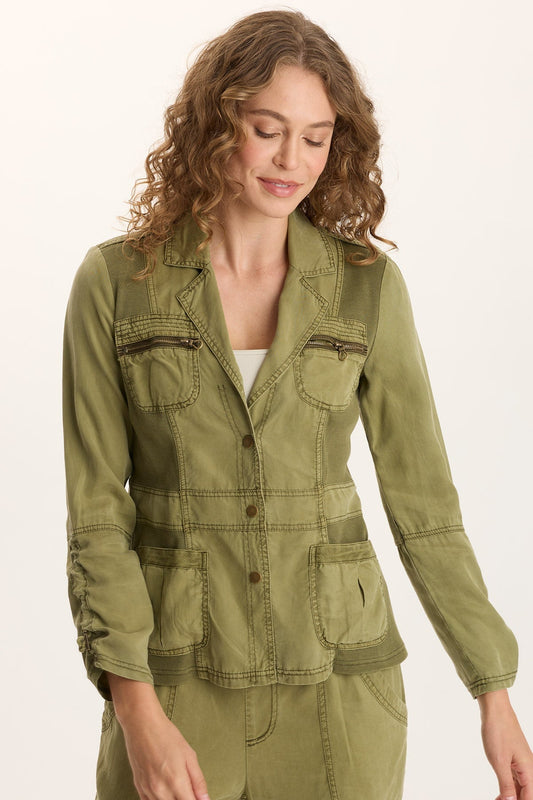 Jesper Soft Twill Utility Jacket