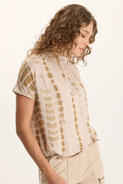 Viggo Soft Jersey Turtleneck Banded Tee