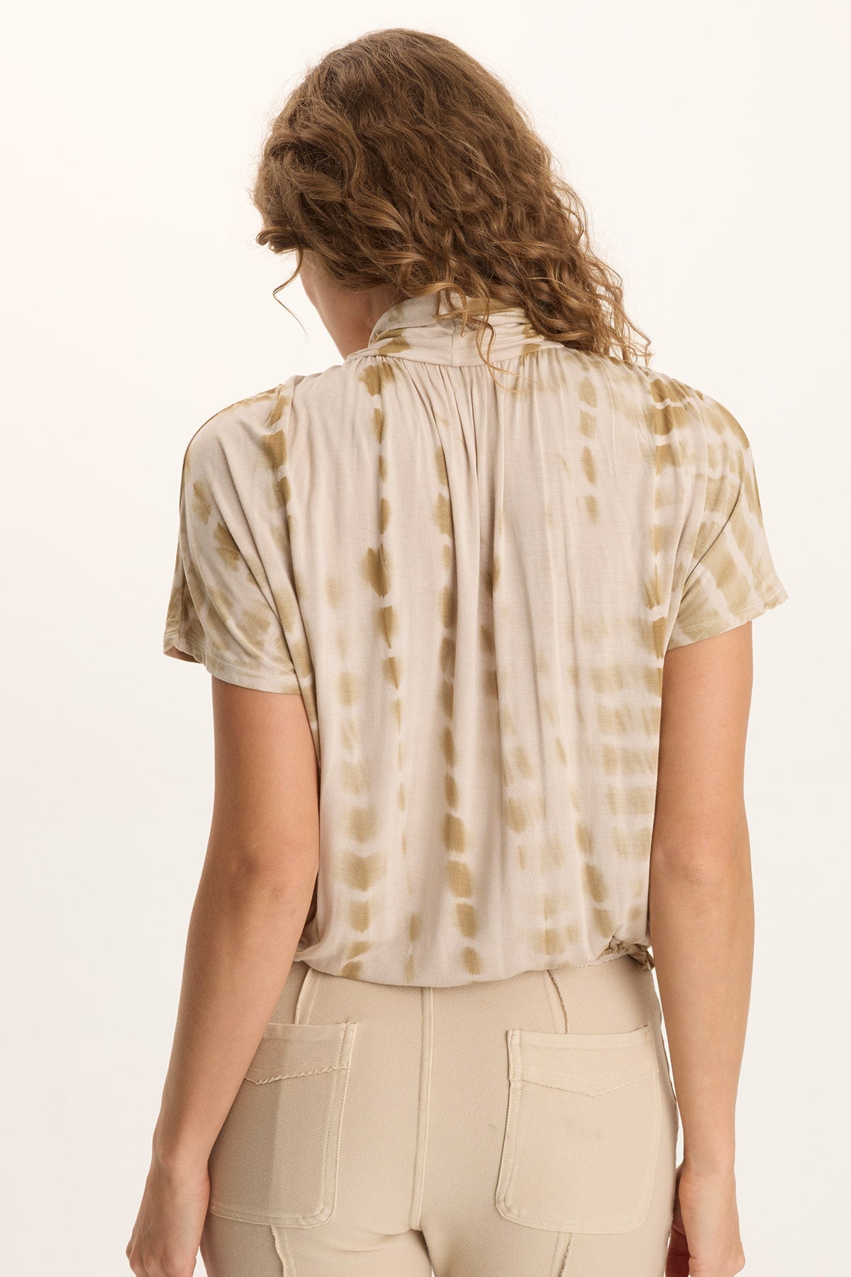 Viggo Soft Jersey Turtleneck Banded Tee