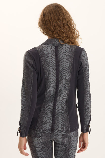 Kirklyn Textured Jacquard Novelty Stretch Blazer