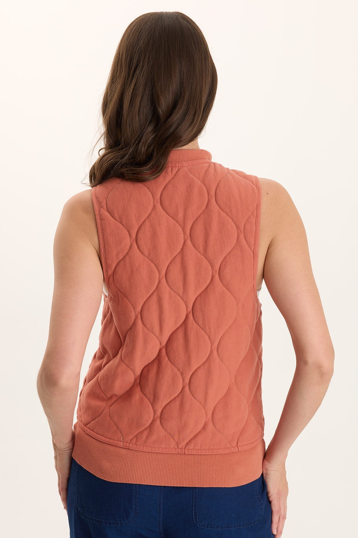 Aeric Quilted Zipper Pocket Vest
