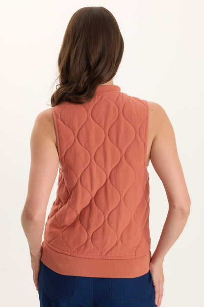 Aeric Quilted Zipper Pocket Vest