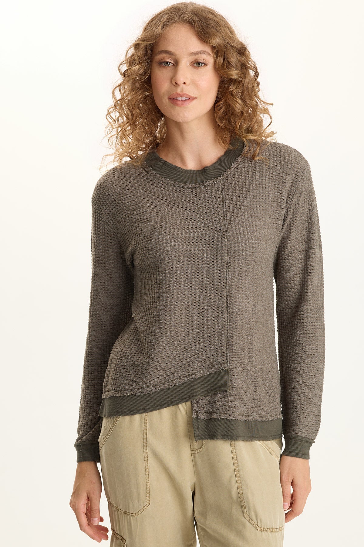 Alvis Thermal Asymmetrical Long-Sleeve Top
