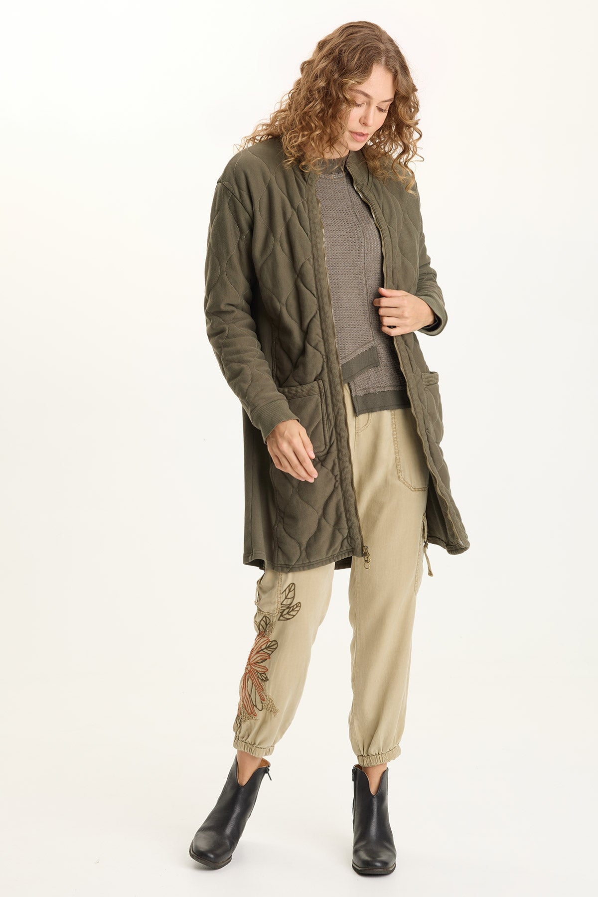 Alvis Thermal Asymmetrical Long-Sleeve Top