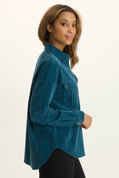 Smithson Corduroy Relaxed-Fit Shacket