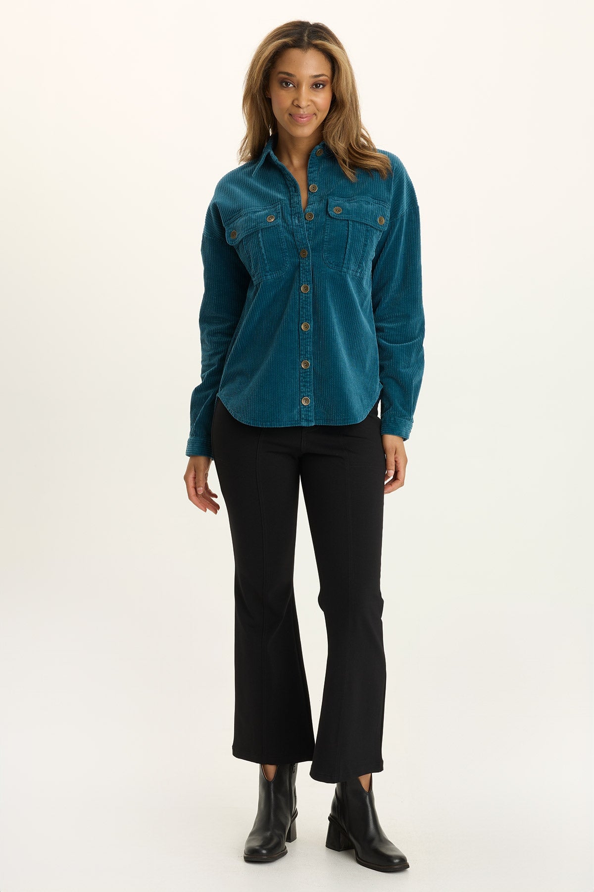Smithson Corduroy Relaxed-Fit Shacket