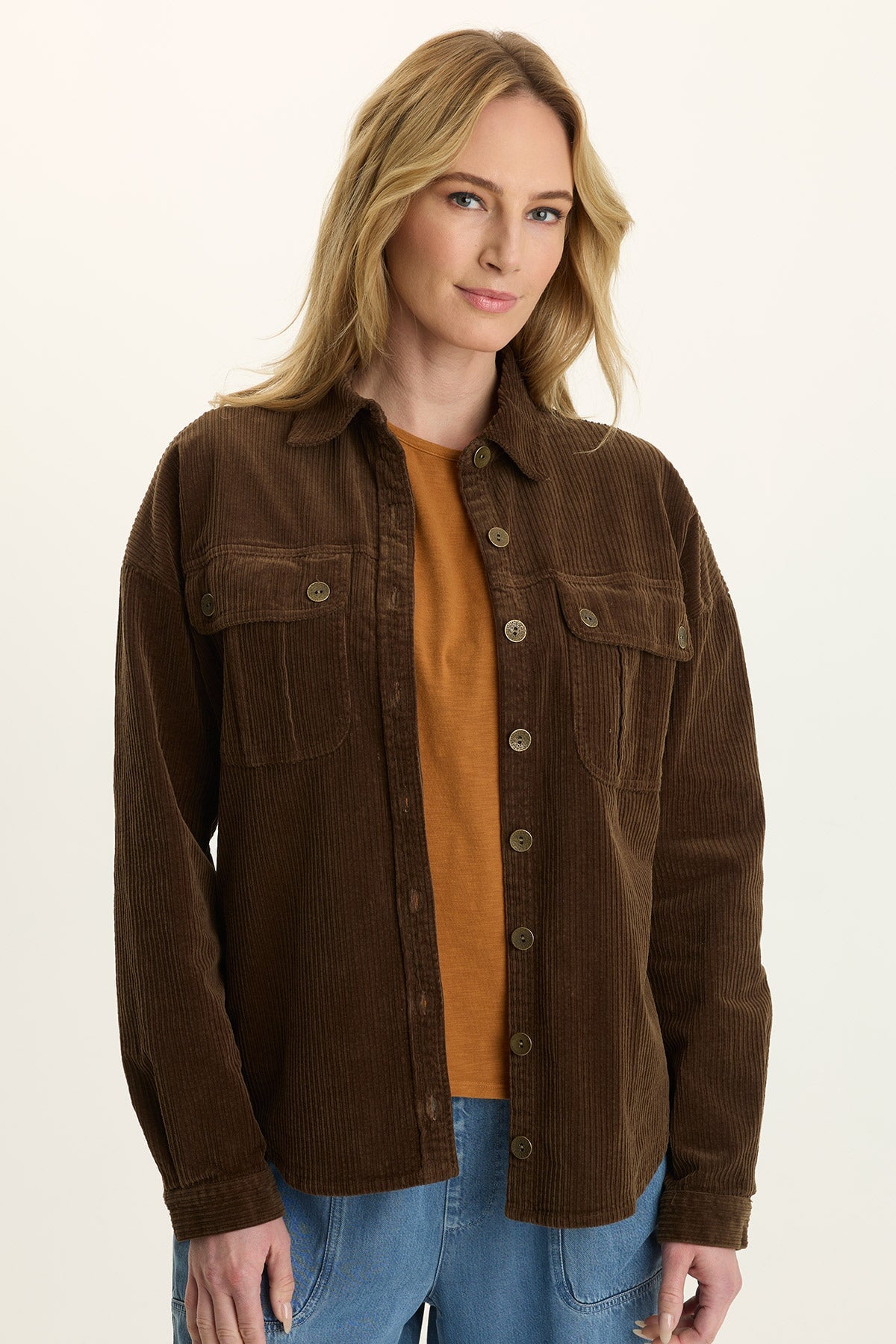Smithson Corduroy Relaxed-Fit Shacket