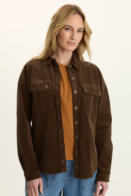 Smithson Corduroy Relaxed-Fit Shacket