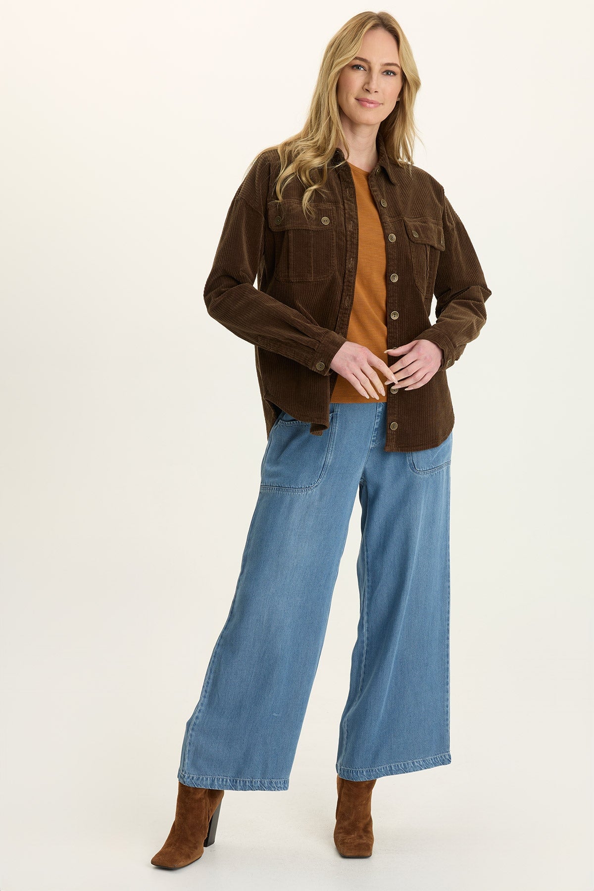 Smithson Corduroy Relaxed-Fit Shacket
